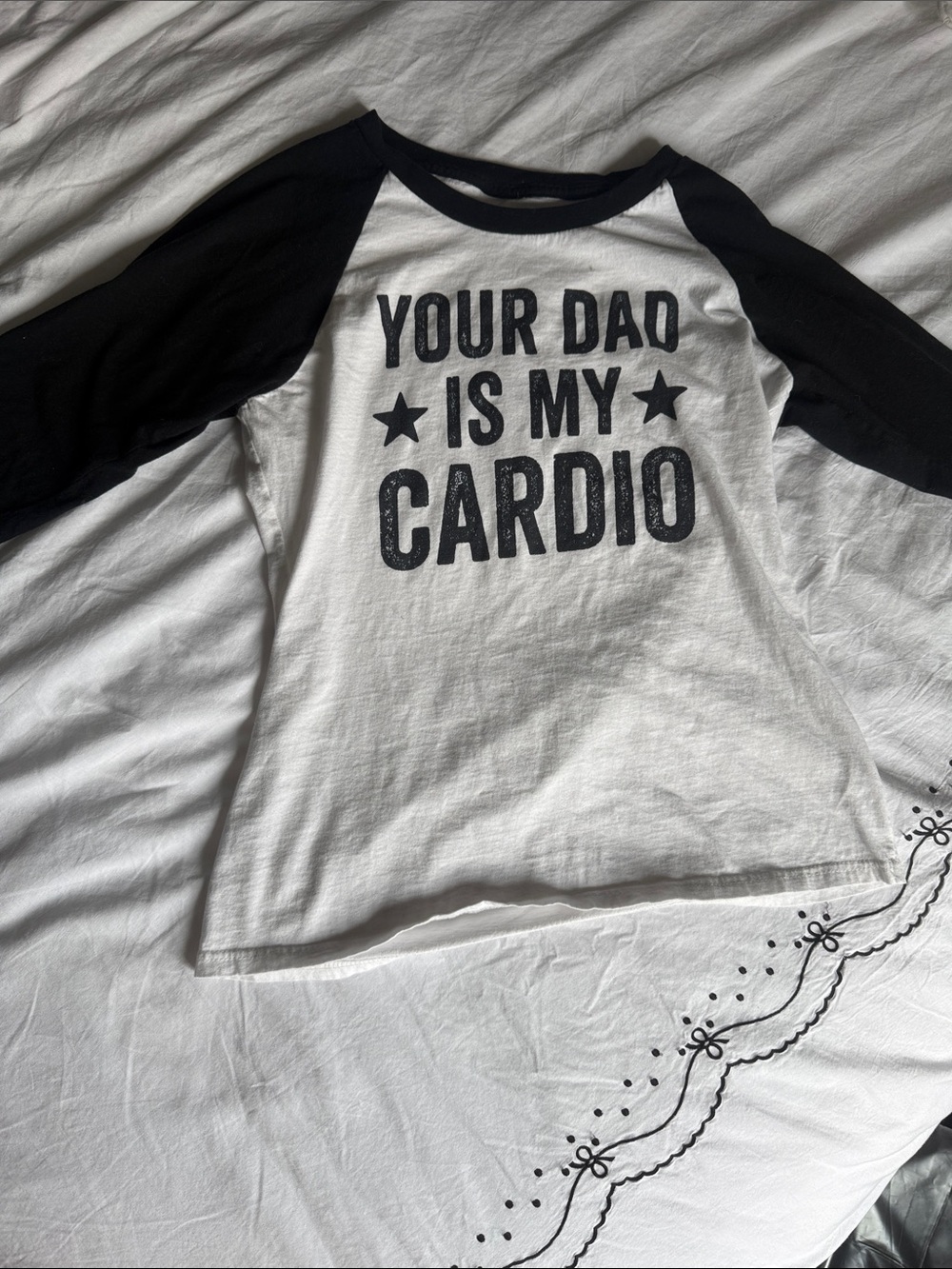 Your dad is my cardio baseball tee